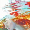 Ginger Girl Underwater diamond painting