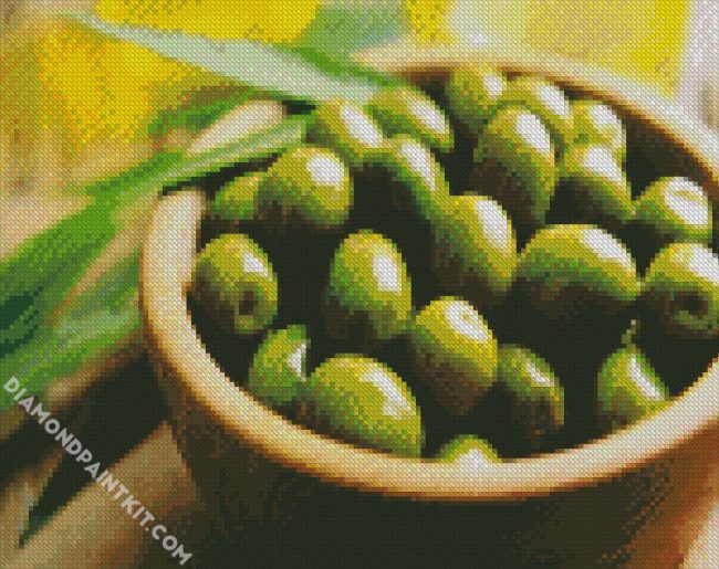 Green olives diamond paintings