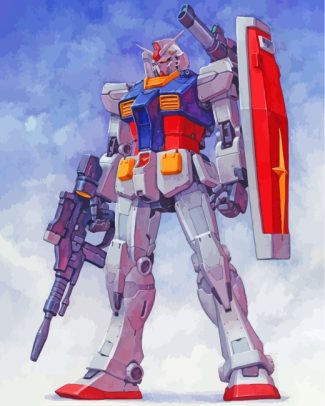 Gundam Robot Art diamond painting