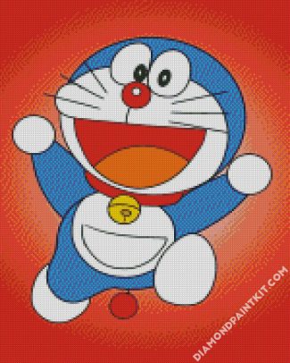 Happy Doraemon diamond paintings