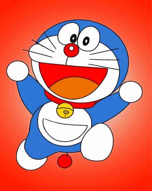 Happy Doraemon diamond painting