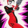 Harley Quinn And Gun diamond painting