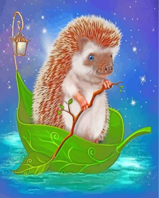 Hedgehog Animal diamond painting