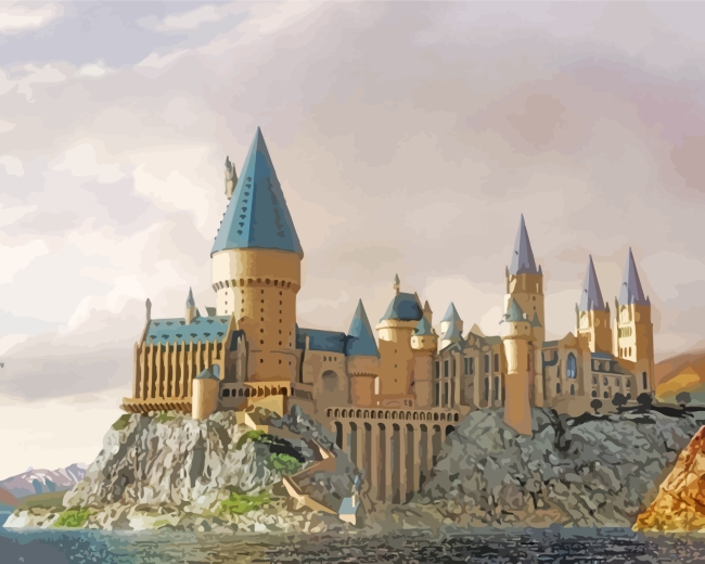 Hogwarts School Harry Potter - 5D Diamond Painting 