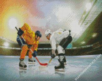 Ice Hockey Team Players diamond painting