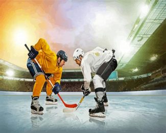 Ice Hockey Team Players diamond painting
