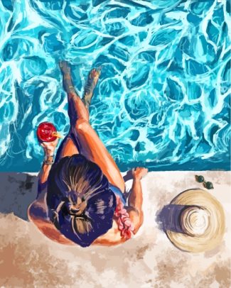 In The Pool diamond painting