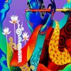 Indian Flute Player Art diamond painting