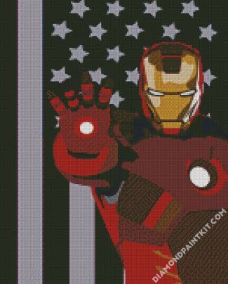 Iron Man Hero diamond painting