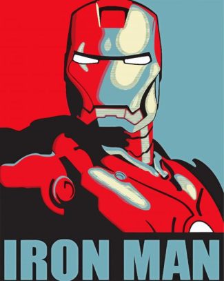 Iron Man Illustration diamond painting