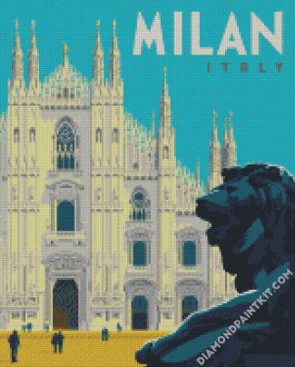 Italy Milan Poster diamond paintings