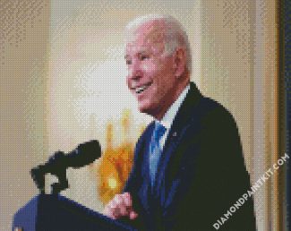 Joe Biden Smiling diamond painting