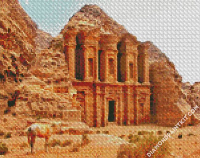 Jordan Petra Historical Building diamond painting