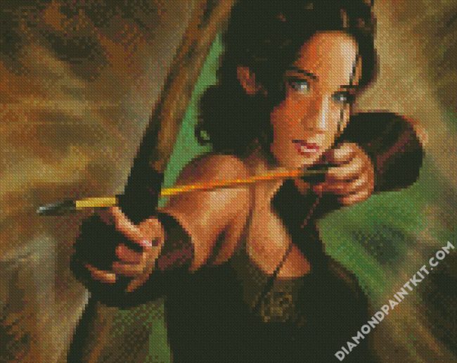Katniss Hunger Game diamond painting