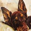 Kelpie Dog Art diamond painting