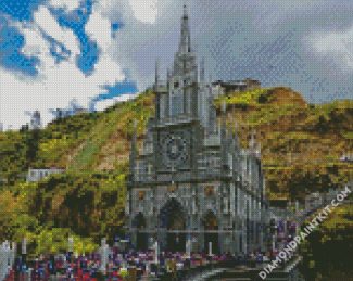 Las Lajas Sanctuary Columbia diamond painting