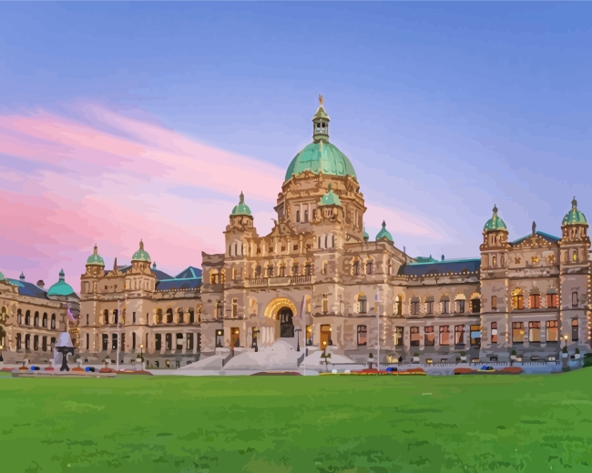 Legislative Assembly of British Columbia Canada diamond painting