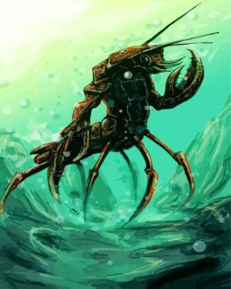 Lobster Man diamond painting
