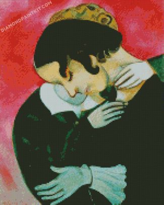 Lover In Pink Marc Chagall diamond paintings
