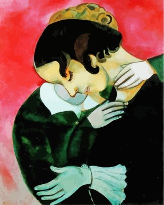 Lover In Pink Marc Chagall diamond painting