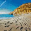Matala Beach Crete diamond painting