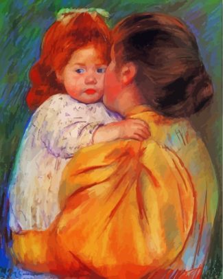 Maternal Kiss Mary Cassat diamond painting