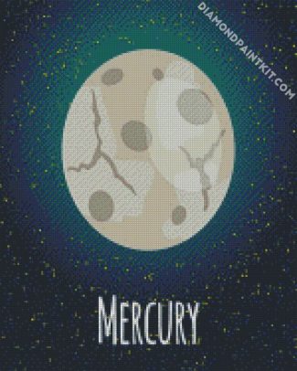 Mercury Planet diamond paintings