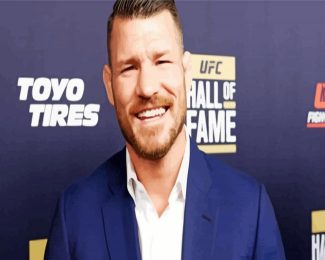 Micheal Bisping Smiling diamond painting