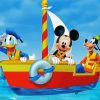 Mickey Mouse Duck And Pluto diamond painting