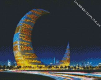 Moon Tower Dubai diamond paintings