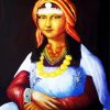 Moroccan Amazigh Mona Lisa diamond painting