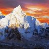 Mount Everest At Sunset diamond painting