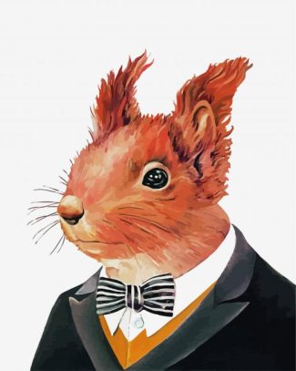 Mr Squirrel diamond painting