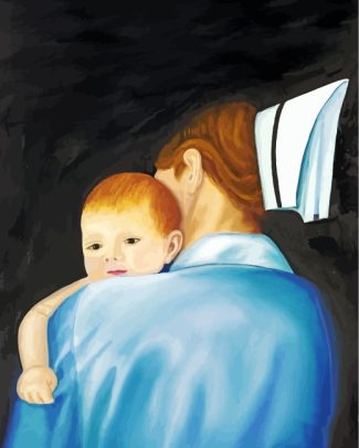 Nurse And Baby diamond painting