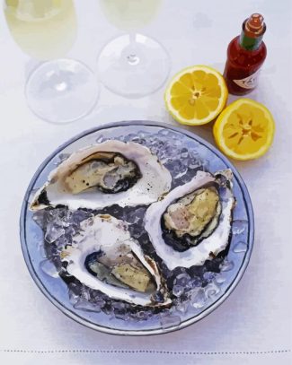 Oyster Meal And Lime diamond painting