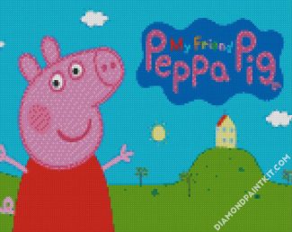 Peppa Pig Cartoon diamond painting