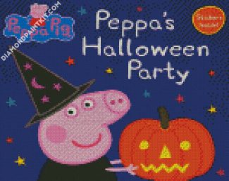 Peppa Pig Halloween diamond painting