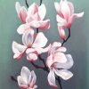 Pink White Magnolia diamond painting