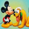 Pluto And Mickey Mouse diamond painting