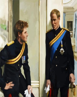 Prince William And Hary diamond painting