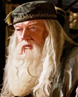 Professor Albus Dumbledore illustration diamond painting