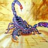 Purple Scorpion diamond painting