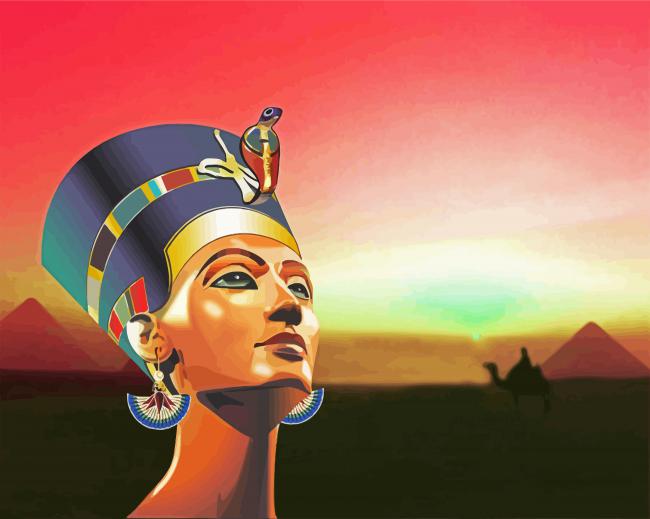 Queen Nefertiti diamond painting