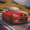 Red Holden Car diamond painting