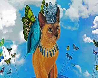 Royal Siamese Cat diamond painting