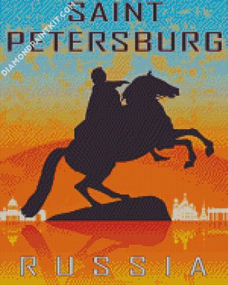 Russia St Petersburg Poster diamond painting