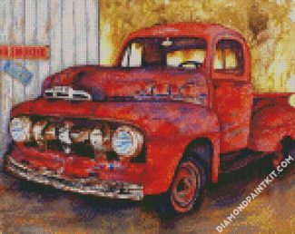 Rusty Truck diamond painting