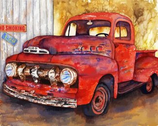 Rusty Truck diamond painting