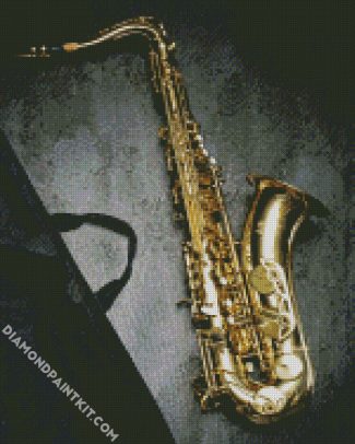 Saxophone Musical Instrument diamond painting