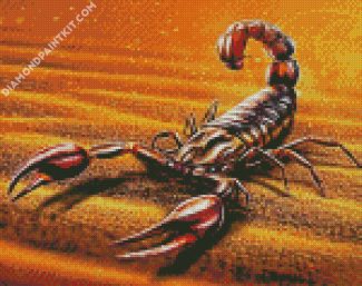Scorpion Art diamond painting